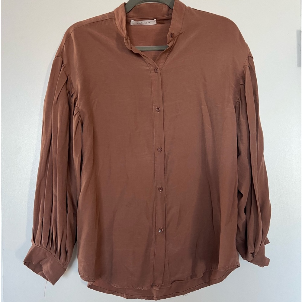 Ballon Sleeve Top
